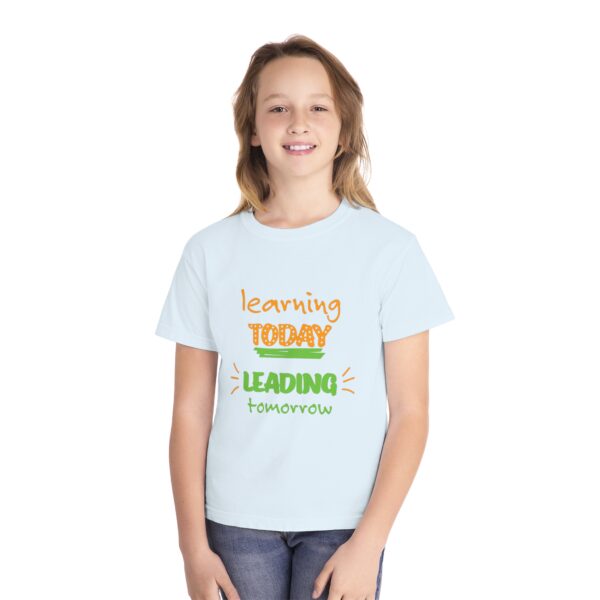 Youth Midweight Tee - Learning Today Leading Tomorrow - Image 9