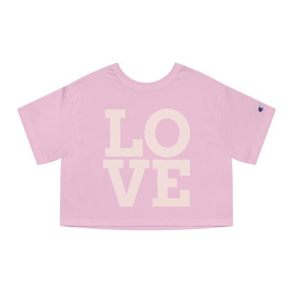 Cropped T-Shirt with 'LOVE' Design - Women's Heritage Tee for Casual StyleCustom women’s tank tops are an absolute summer hit and a year-round layering staple. Dive into our collection of print-on-demand women’s tank tops and bring - Image 5