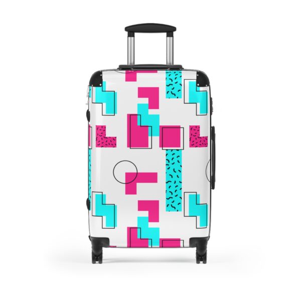 Stylish Patterned Suitcase - Colorful Travel Luggage for Trendy Adventurers
