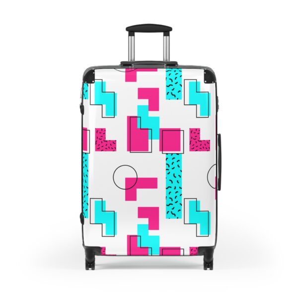 Stylish Patterned Suitcase - Colorful Travel Luggage for Trendy Adventurers - Image 5