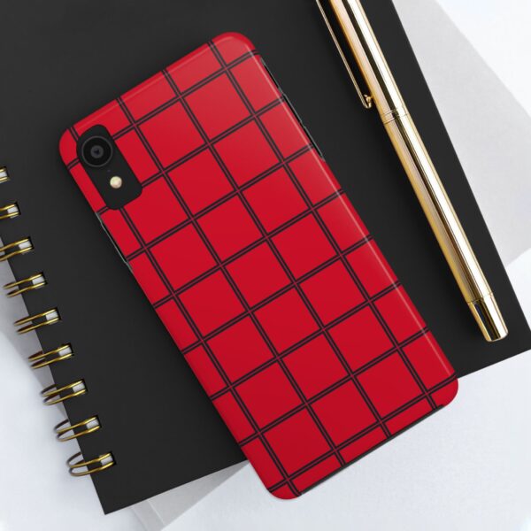 Stylish Red Heart Phone Case - Durable Protection with Love Design - Image 11