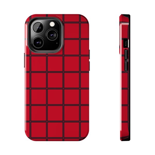 Stylish Red Heart Phone Case - Durable Protection with Love Design - Image 52