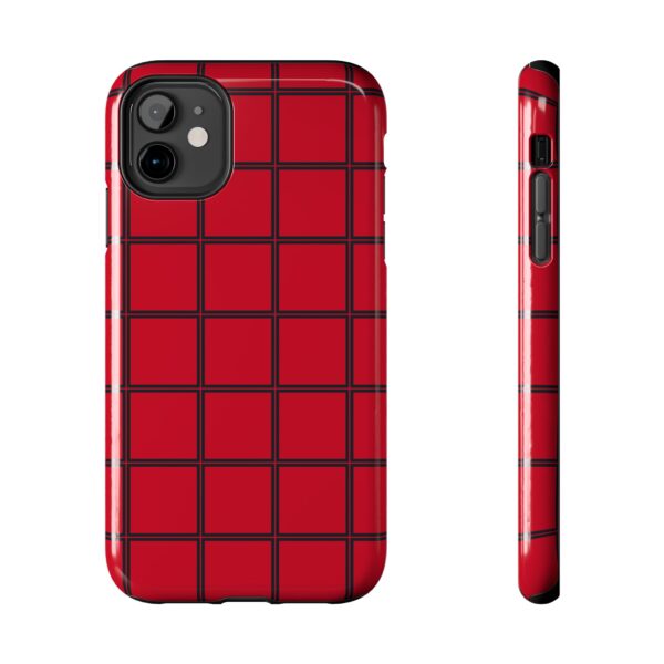 Stylish Red Heart Phone Case - Durable Protection with Love Design - Image 16