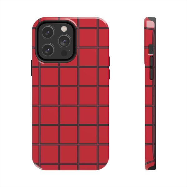 Stylish Red Heart Phone Case - Durable Protection with Love Design - Image 64