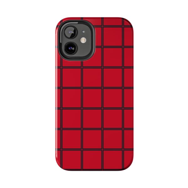 Stylish Red Heart Phone Case - Durable Protection with Love Design - Image 33