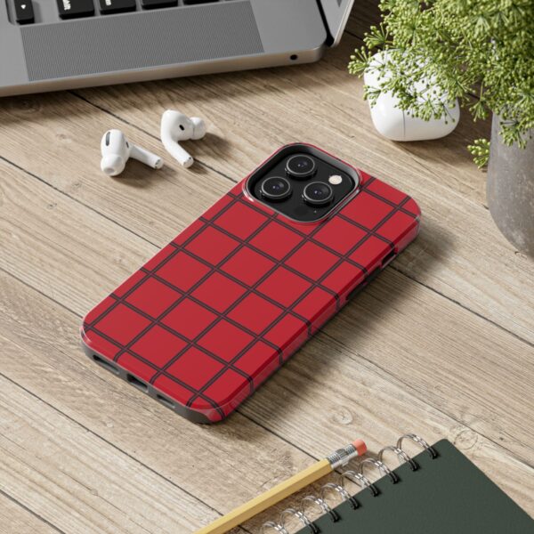 Stylish Red Heart Phone Case - Durable Protection with Love Design - Image 65