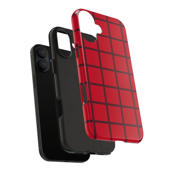 Stylish Red Heart Phone Case - Durable Protection with Love Design - Image 107