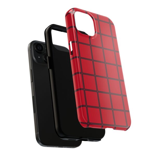 Stylish Red Heart Phone Case - Durable Protection with Love Design - Image 4