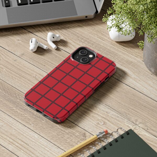 Stylish Red Heart Phone Case - Durable Protection with Love Design - Image 61