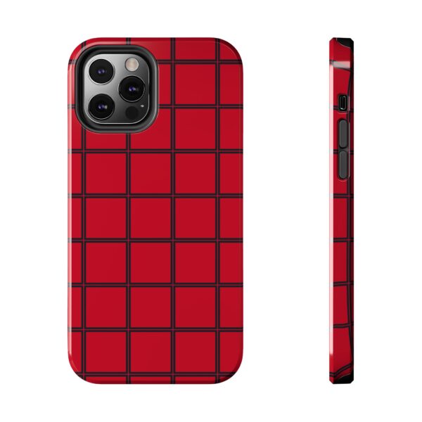 Stylish Red Heart Phone Case - Durable Protection with Love Design - Image 36