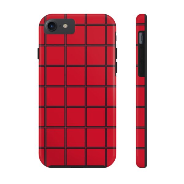 Stylish Red Heart Phone Case - Durable Protection with Love Design - Image 6