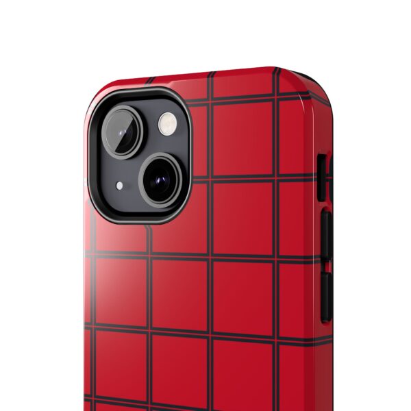 Stylish Red Heart Phone Case - Durable Protection with Love Design - Image 51
