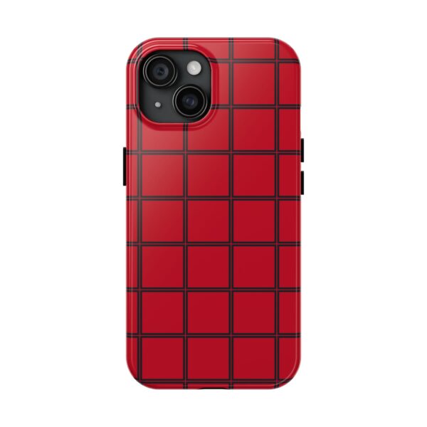 Stylish Red Heart Phone Case - Durable Protection with Love Design