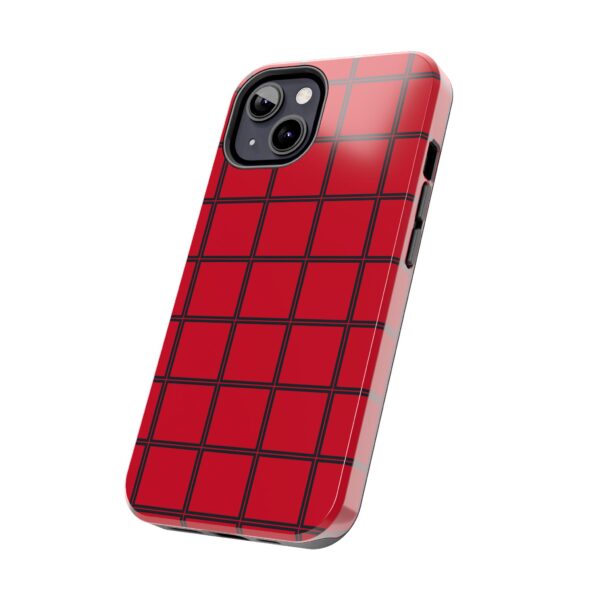 Stylish Red Heart Phone Case - Durable Protection with Love Design - Image 46