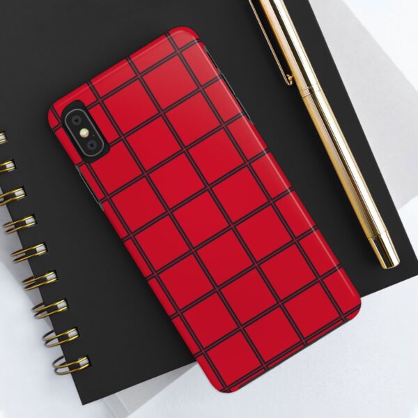 Stylish Red Heart Phone Case - Durable Protection with Love Design - Image 15