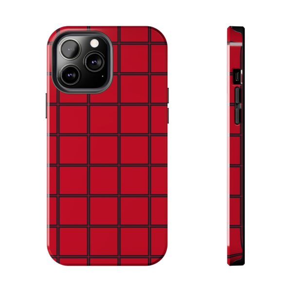 Stylish Red Heart Phone Case - Durable Protection with Love Design - Image 56