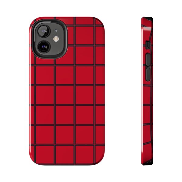 Stylish Red Heart Phone Case - Durable Protection with Love Design - Image 32