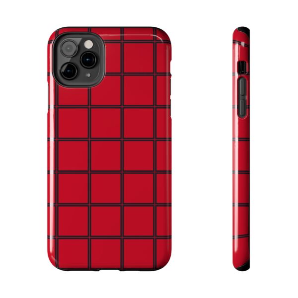 Stylish Red Heart Phone Case - Durable Protection with Love Design - Image 24