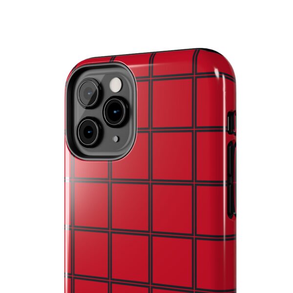 Stylish Red Heart Phone Case - Durable Protection with Love Design - Image 23