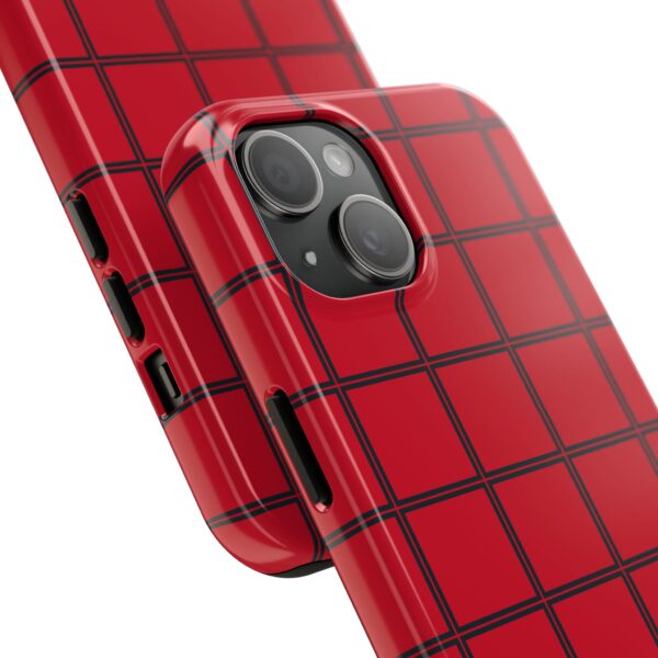 Stylish Red Heart Phone Case - Durable Protection with Love Design - Image 2