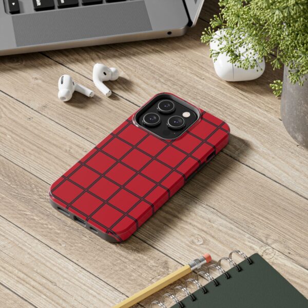 Stylish Red Heart Phone Case - Durable Protection with Love Design - Image 63